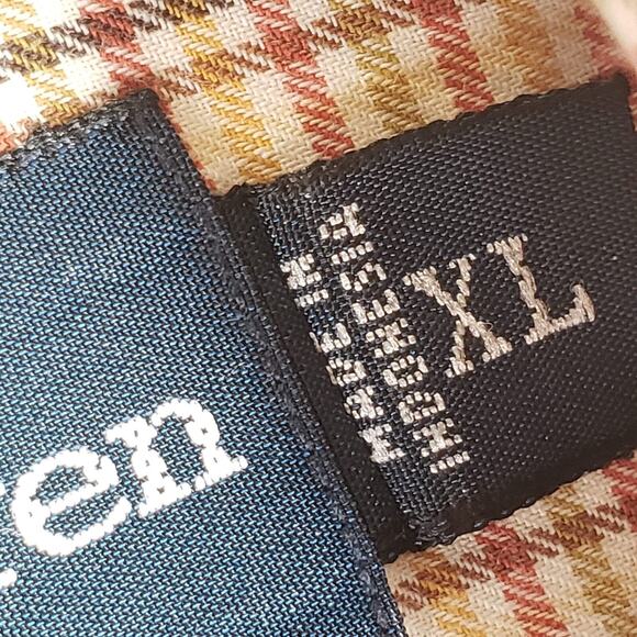 Polo Ralph Lauren Shirt Oxford Mens Blake XL Fall Brown Plaid LS Button Down - Picture 9 of 11